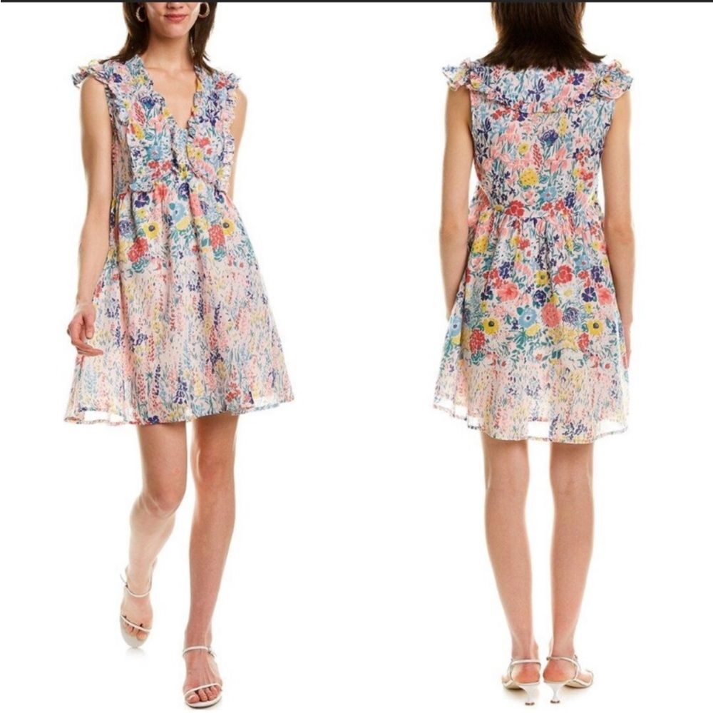 Banjanan Ellian Dress Dawn Chorus Crystal Rose Size Small